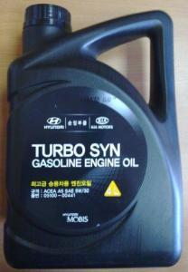 Hyundai (Kia) 05100-00441 Масло моторное Turbo SYN 5W-30 SM 4л
